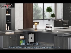 Σύγχρονα διαμορφωμένα Λ έπιπλα γραφείων γραφείων για το διευθυντή Manager CEO κύριος ODM