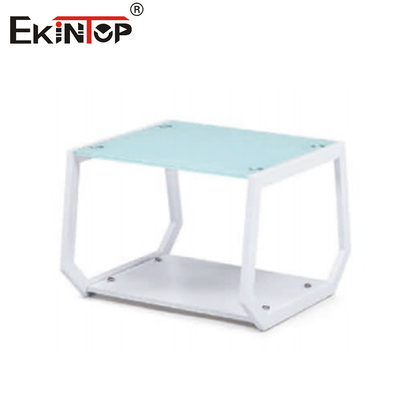 OEM Σύγχρονο Glamour γυαλί και Chrome τραπέζι του καφέ για κομψή εκλεπτυσμό