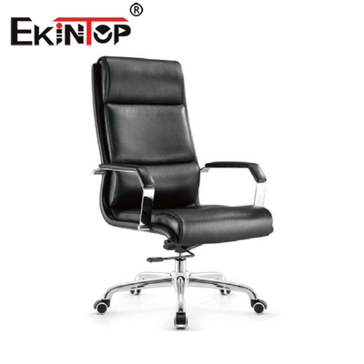 Εκτελεστική γνήσια έδρα στροφέων δέρματος, διευθετήσιμη έδρα εργασίας Εργασίες γραφείου