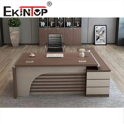 Γραφείο Μοριοσανίδας με Βοηθητικό Τραπέζι OEM Επαγγελματικά Έπιπλα ODM
