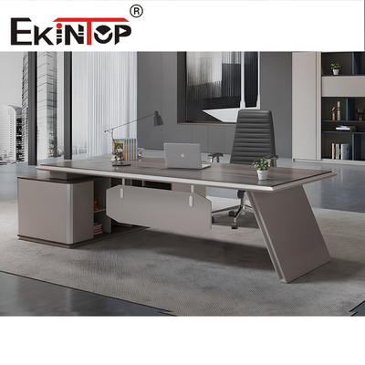SGS Μοντέρνο Γραφείο Σχήματος L Anti Water Glossy Tapered Pogs