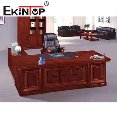 Ξύλινο καπλαμά Top Executive Office Desk For Boss Manager Supervisor