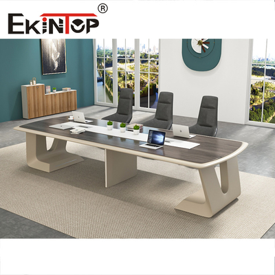 Μοντέρνο MDF Ξύλινο Τραπέζι Γραφείου Συνεδρίου MT-54-1 Συνάντηση 2,4μ