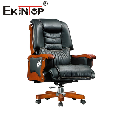 Δερμάτινη καρέκλα γραφείου Executive Chair PU Leather Boss με επένδυση, προσαρμόσιμη