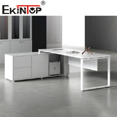 Modern Wood Top Executive Έπιπλα Γραφείου Επεκτάσιμο Γραφείο Υπολογιστών