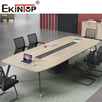 Modern Conference Long Table 10 People Meeting Desk 5 Χρόνια Εγγύηση