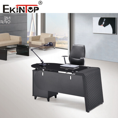 8mm πάχος γραφείου γυαλί γραφείο τραπέζι με συρτάρι προσαρμοσμένο μέγεθος για έπιπλα στο σπίτι