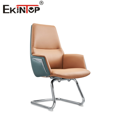 OEM 350mm Αλουμινίου βάση δέρμα Lounge πολυθρόνα μοντέρνο στυλ