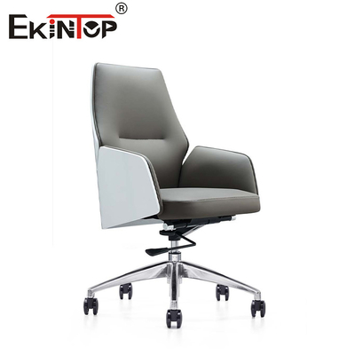 OEM PU δερμάτινες καρέκλες με μεταλλικά πόδια από ανοξείδωτο χάλυβα