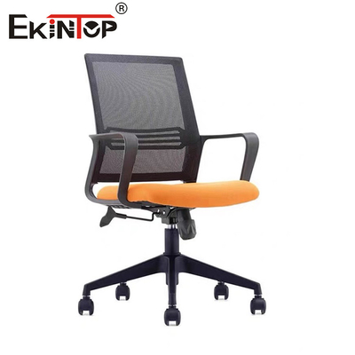 Μεσαία πλάτη Mesh γραφείο καρέκλα με σφουγγαρό κάθισμα μαξιλάρι συγχρονισμένο μηχανισμό