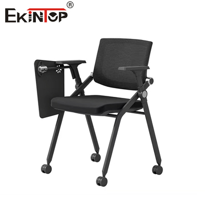 Γκρι αναδιπλώσιμες καρέκλες εκπαίδευσης με γραφικό πίνακα με σύγχρονο ύφος
