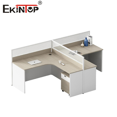 Σύγχρονο L-Shape Executive Workstation Γραφείο γραφείου για χώρο εργασίας