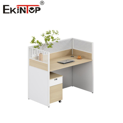 Σύγχρονο σχεδιασμό Walnut Office Workstation Staff Desk για χώρο γραφείου