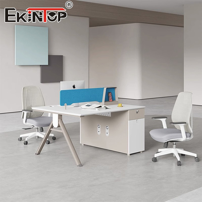 Εμπορικό στυλ με οθόνες ιδιωτικότητας Γραφείο Στάση εργασίας Προσαρμόσιμα οικολογικά φιλικά υλικά