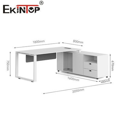 Κατασκευαστής Εκτελεστικά Γραφεία Λευκό μοντέρνο ύφασμα ξύλινα υλικά