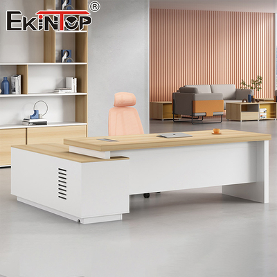Προσαρμοσμένο μοντέρνο στυλ Walnut ξύλινο γραφείο τραπέζι όλα μοντέρνα γραφείο