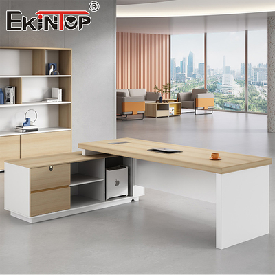 Προσαρμοσμένο μοντέρνο στυλ Walnut ξύλινο γραφείο τραπέζι όλα μοντέρνα γραφείο