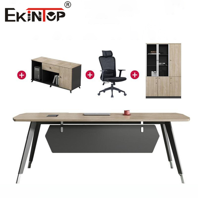 Σύγχρονος χώρος γραφείου Custom Commercial Office Desk Εκτελεστικό γραφείο με συρτάρια