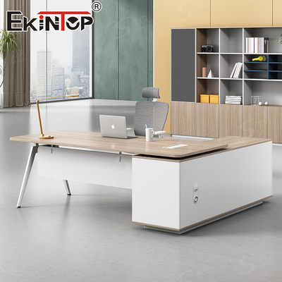 Γραφείο Εκτελεστικού Γραφείου Walnut μοντέρνο στυλ Προσαρμοσμένο γραφείο
