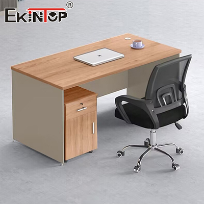Σχεδιασμός γραφείου ξύλινο προσωπικό Τραπέζι μικρού γραφείου Μονουλικά έπιπλα γραφείου