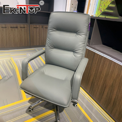 Εμπορικό εμπόρευμα Επαγγελματική άνετη 360 μοίρες περιστρεφόμενη δερμάτινη καρέκλα Ποιότητα καρέκλες γραφείου