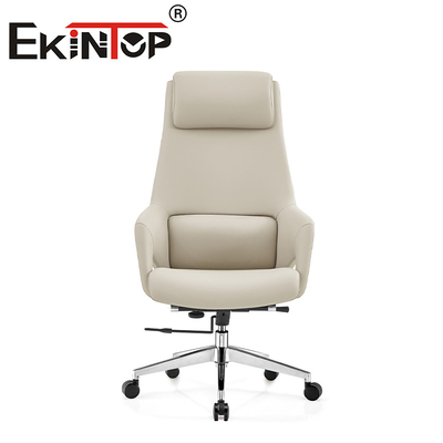 Υψηλή πλάτη Εργονομική Executive Boss Chair Πολυλειτουργική σύγχρονη χορτοφαγική δερμάτινη καρέκλα
