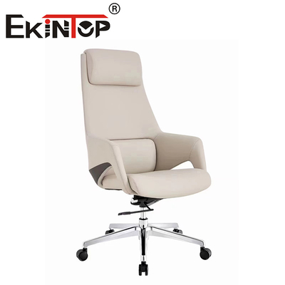 Υψηλή πλάτη Εργονομική Executive Boss Chair Πολυλειτουργική σύγχρονη χορτοφαγική δερμάτινη καρέκλα