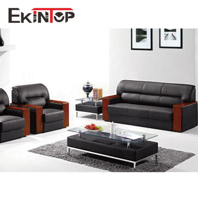 Ekintop Luxury Executive Γνήσιο Δέρμα Χαμηλής Τιμής Σχέδια Έπιπλα Σαλονιού Σετ καναπέ