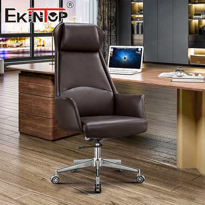 Καρέκλα γραφείου υψηλής ποιότητας από PU Leather Reclining Swivel Ergonomic Drafting