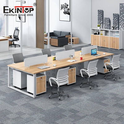 Προσαρμοσμένος σταθμός εργασίας γραφείου Metal Office 6 Σταθμός εργασίας Office Office Office για γραφείο